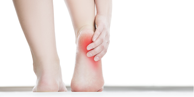 sore heel pain